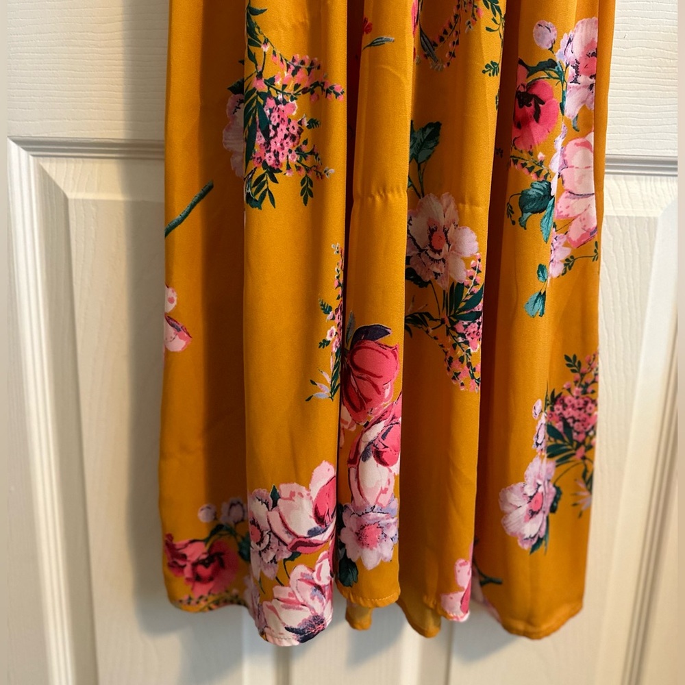 Pink Lily Floral Maxi - Picture 8 of 9